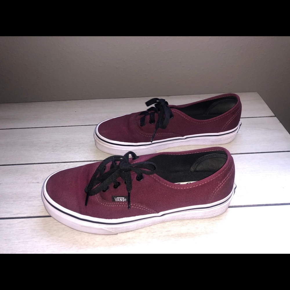 Fall Color!! Maroon classic Vans
